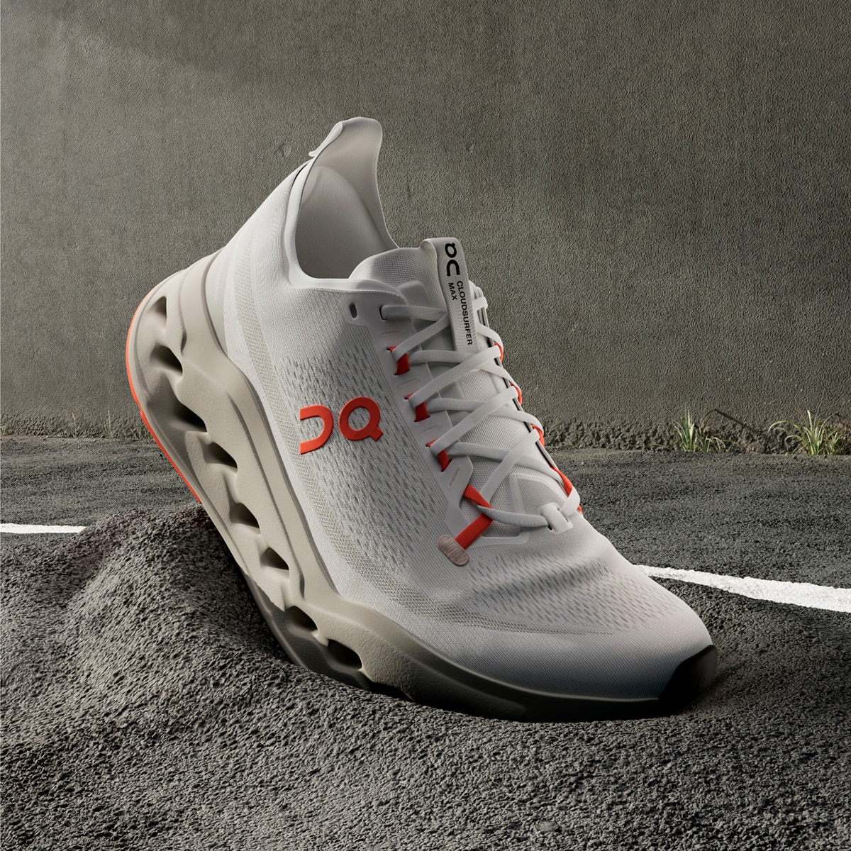 Zapatillas de running de mujer Cloudsurfer Max On Blanco · El