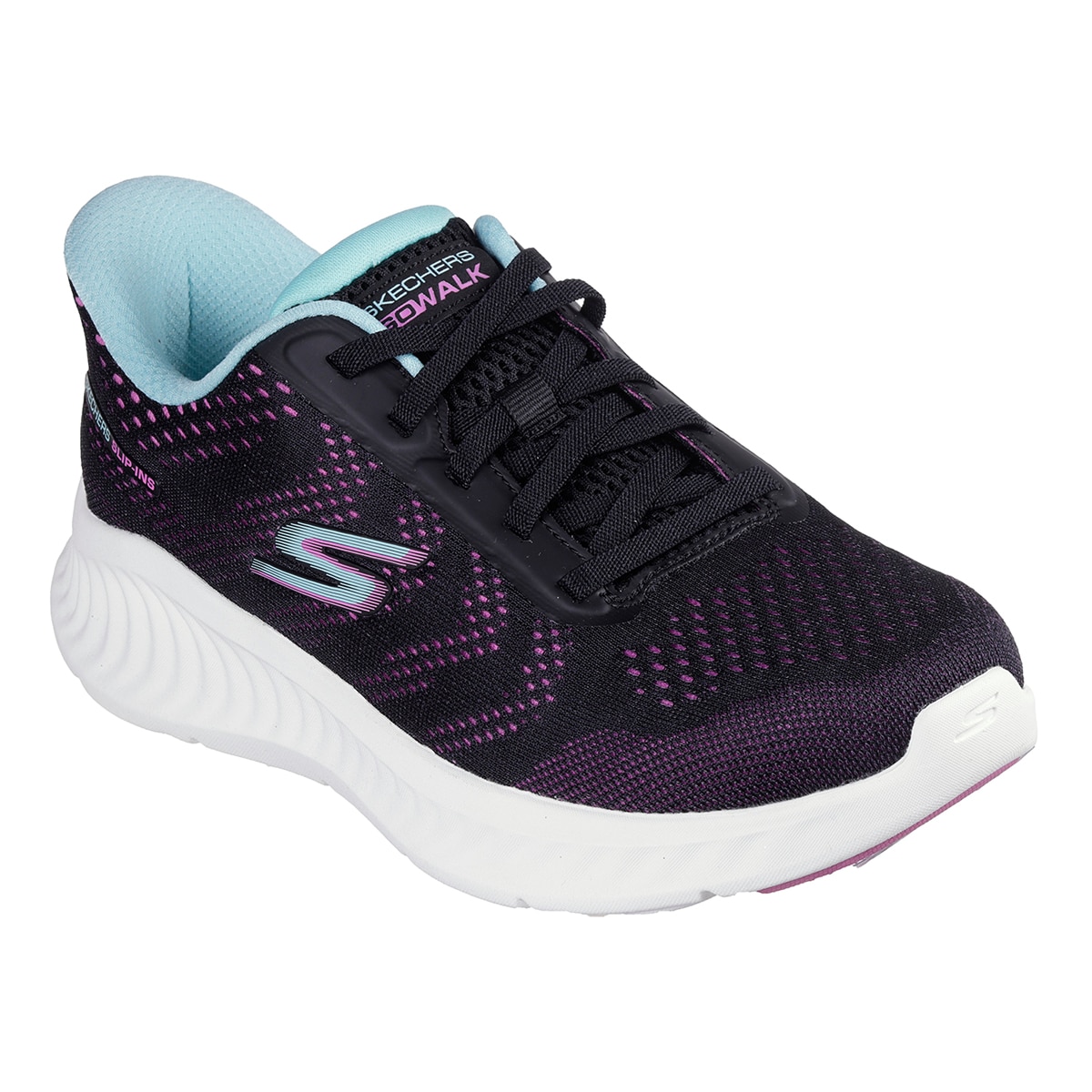 Sapatilhas de Running de Mulher Go Walk Now - Khloe Preto-1