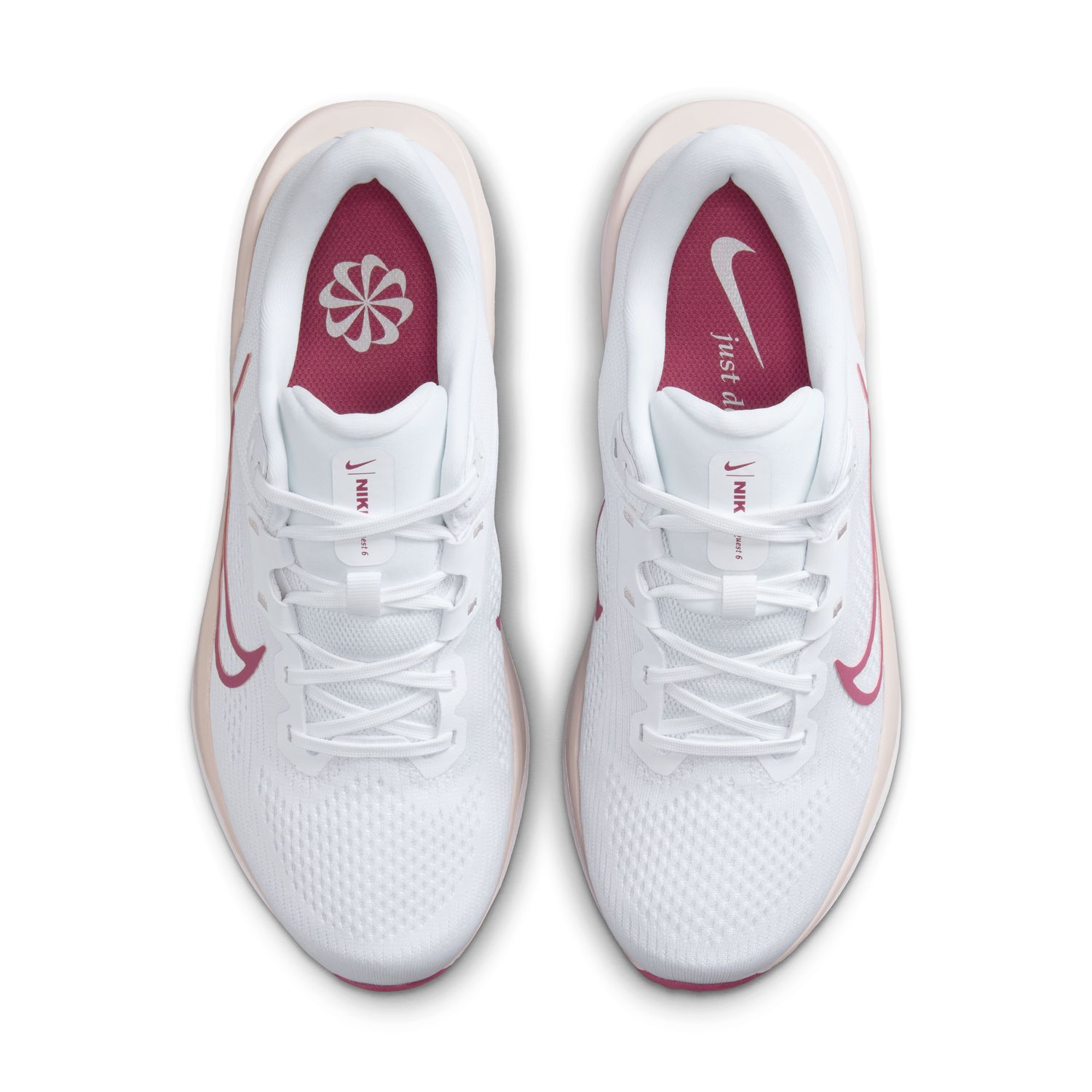 Sapatilhas de Running de Mulher WMNS Quest 6 Branco-4