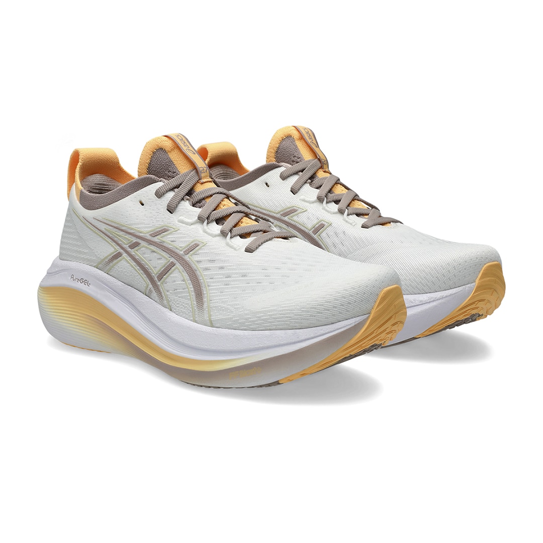 Sapatilhas de Running de Mulher Gel-Nimbus 27 Branco/Bege-2