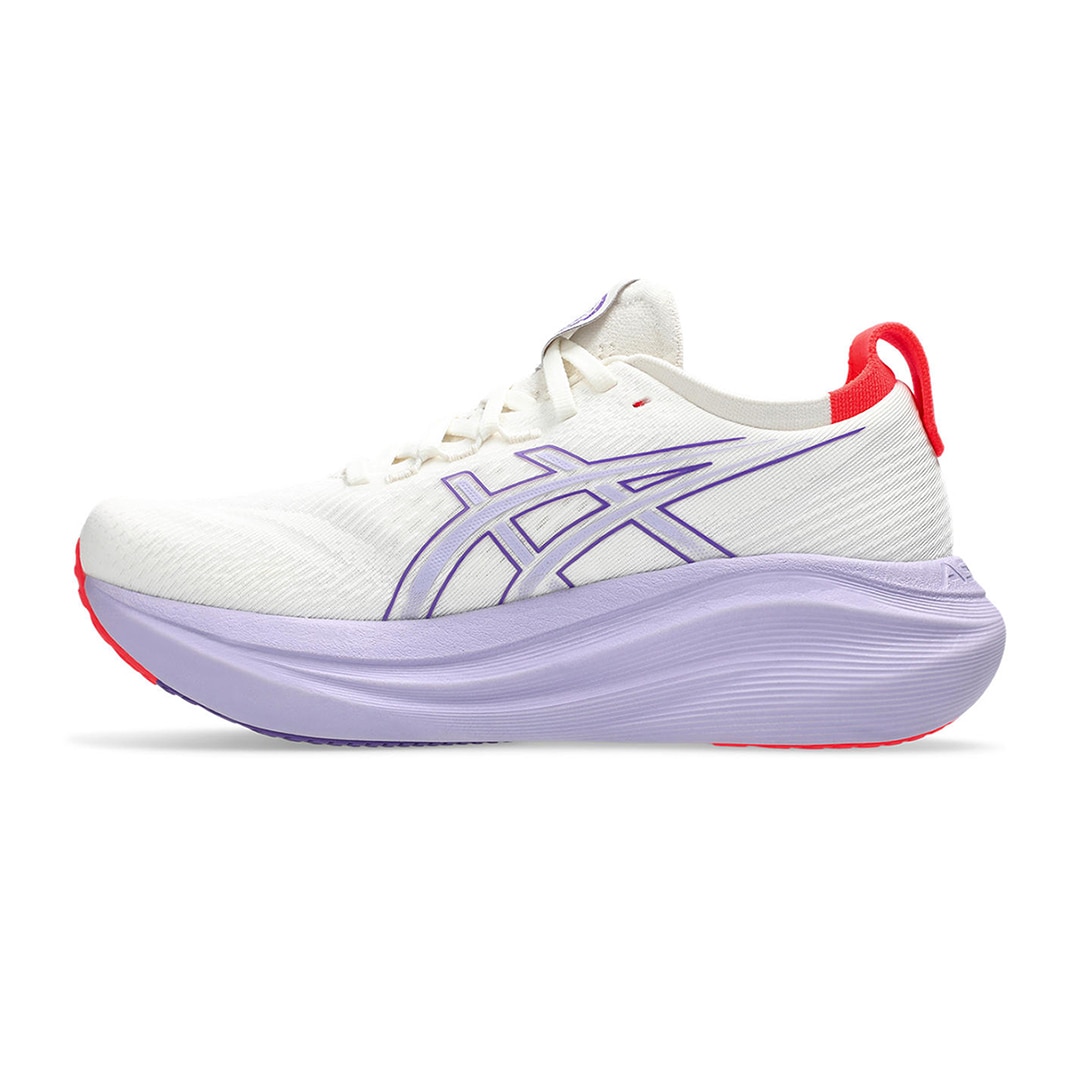 Sapatilhas de Running de Mulher Gel-Nimbus 27 Tokyo Branco / Lilás-4