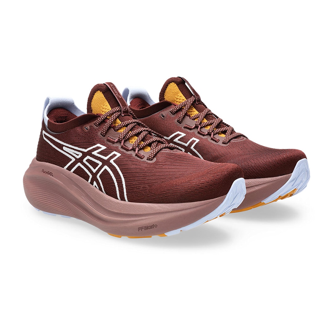 Sapatilhas de Running de Mulher Gel-Nimbus 27 Tr Bege / Vermelho-2
