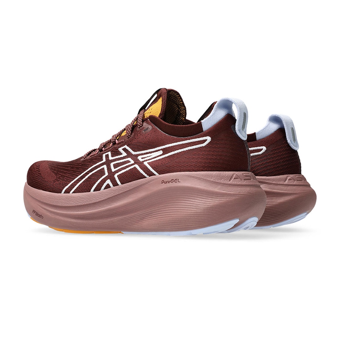 Sapatilhas de Running de Mulher Gel-Nimbus 27 Tr Bege / Vermelho-5