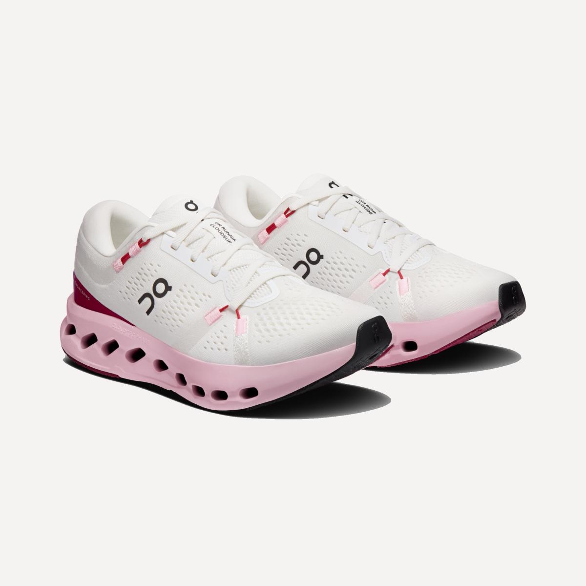 Zapatillas Running Mujer Cloudsurfer 2 ON - Blanco Blanco-6