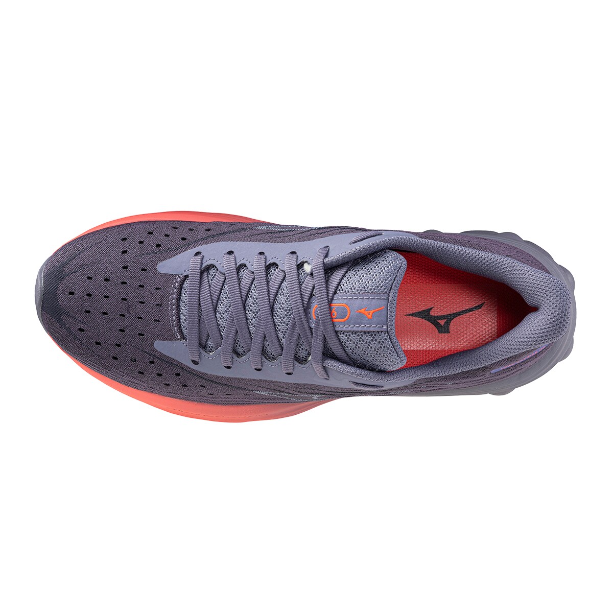 Sapatilhas de Running Wave Skyrise 6(W) Cinzento-escuro / Vermelho-5