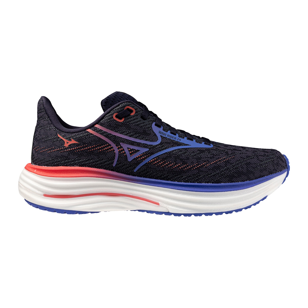 Sapatilhas de Running Wave Rider 29(W) Cinzento-escuro / Rosa-1