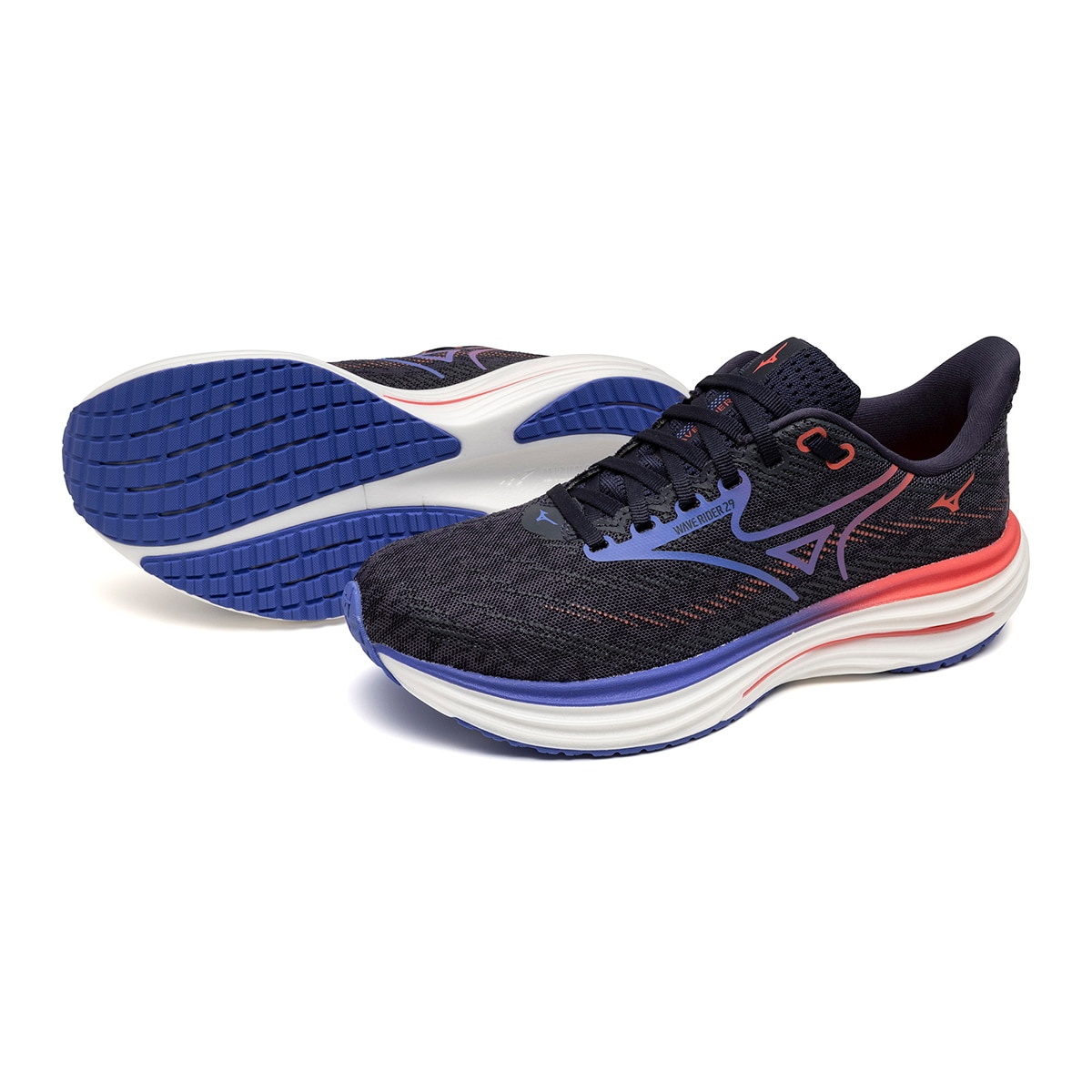 Sapatilhas de Running Wave Rider 29(W) Cinzento-escuro / Rosa-11