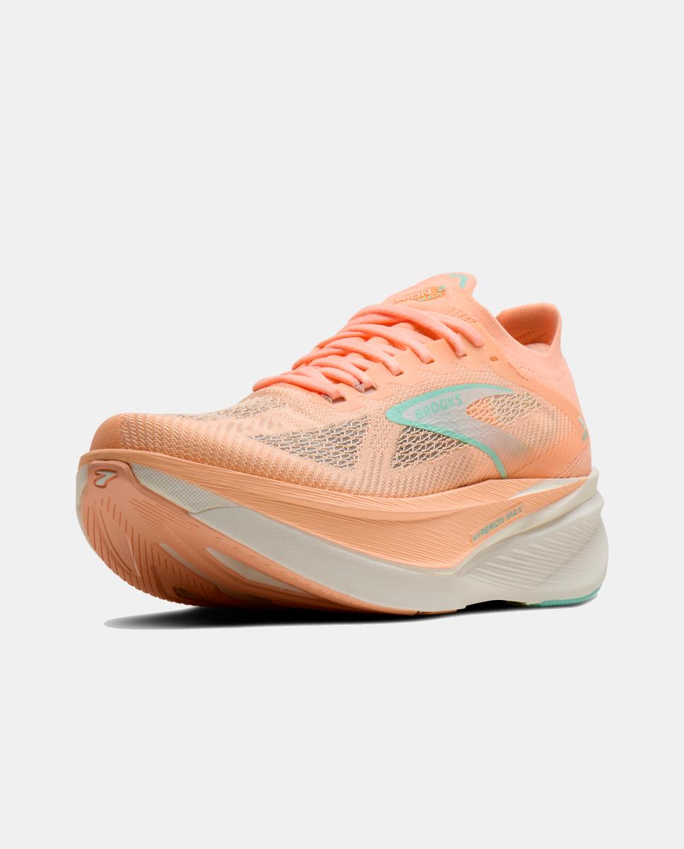 Sapatilhas de Running de Mulher Hyperion Max 3 Coral / Branco-2