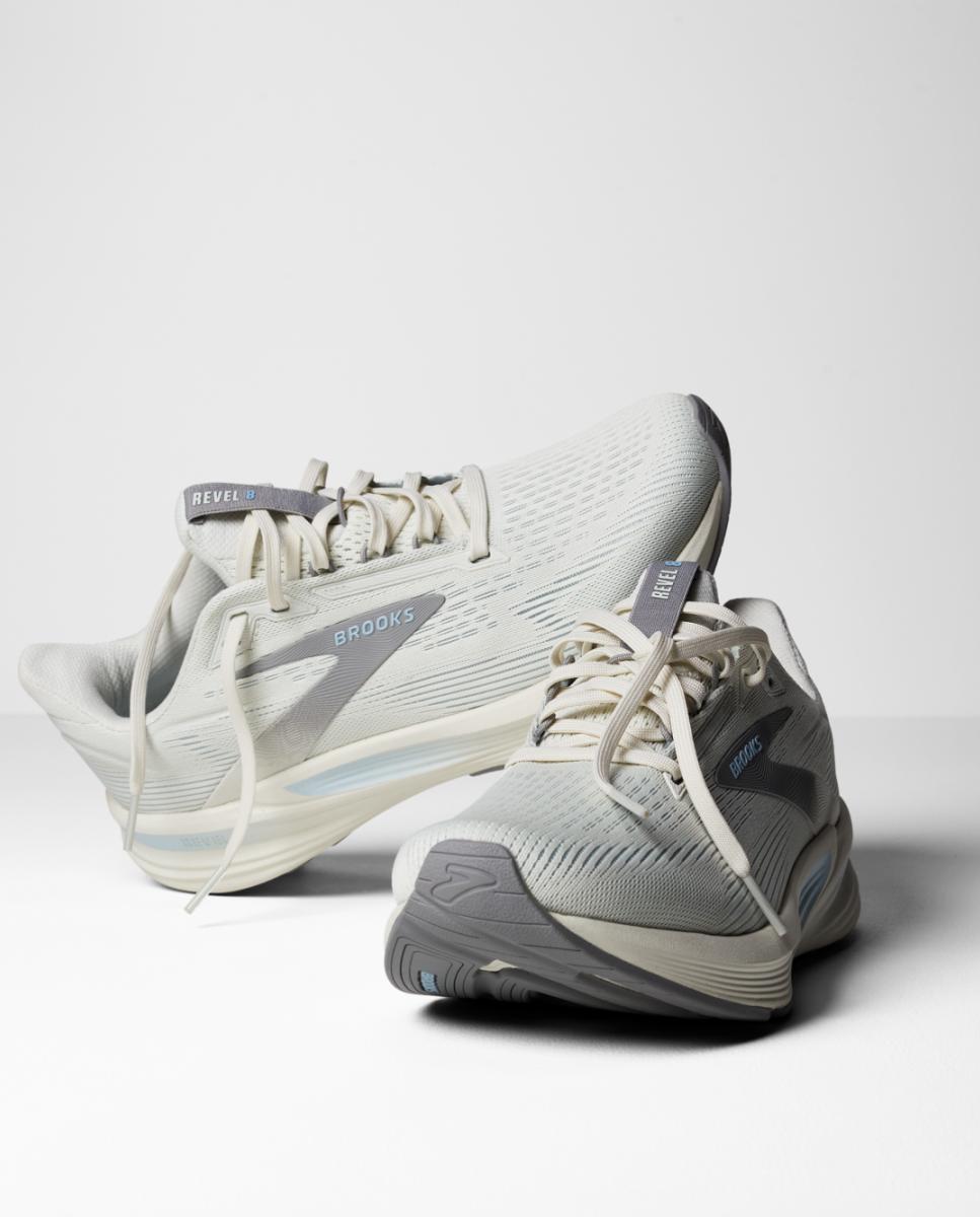 Sapatilhas de Running de Mulher Revel 8 Cinzento-claro / Azul-7