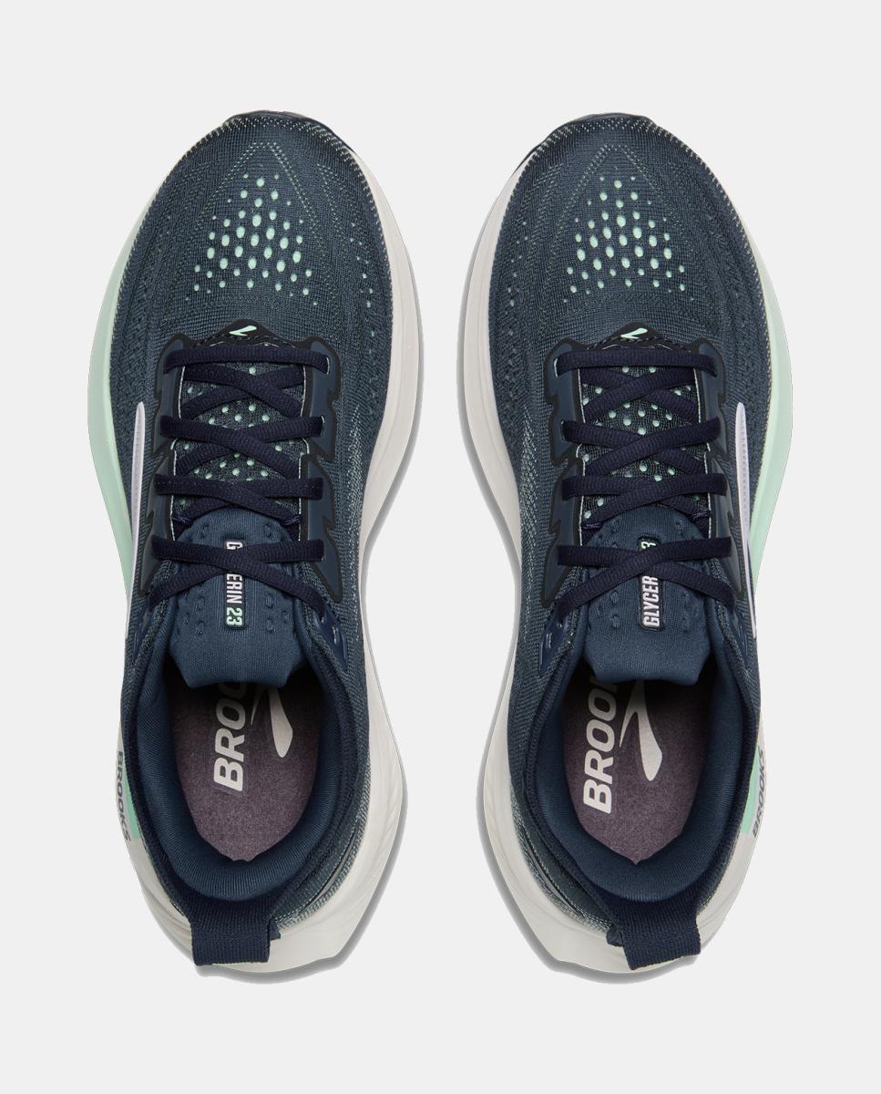 Sapatilhas de Running de Mulher Glycerin 23 Azul-marinho / Verde-3