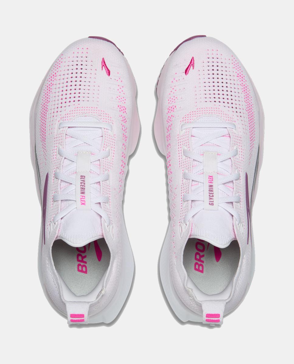 Sapatilhas de Running de Mulher Glycerin Flex Branco / Rosa-3