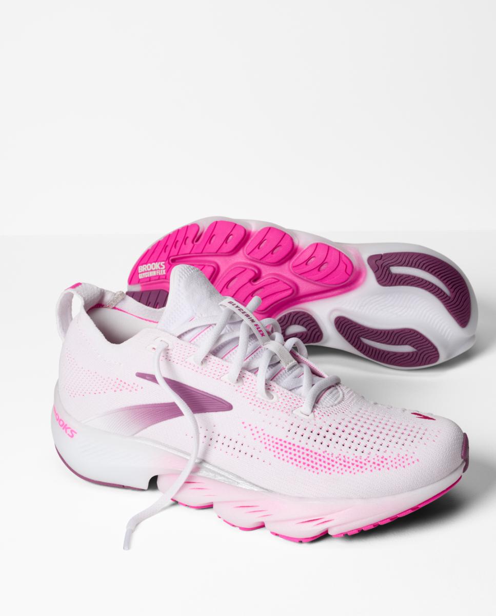 Sapatilhas de Running de Mulher Glycerin Flex Branco / Rosa-8