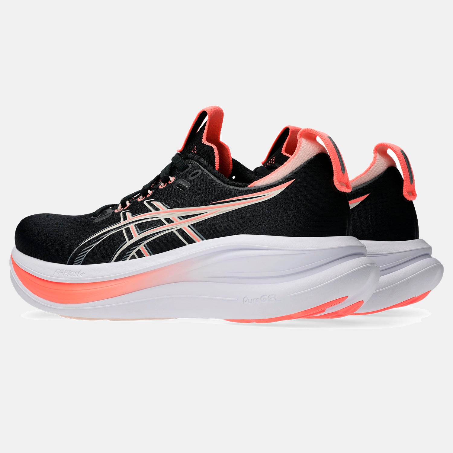 Sapatilhas de Running de Mulher Gel-Nimbus 28 Preto / Rosa-6