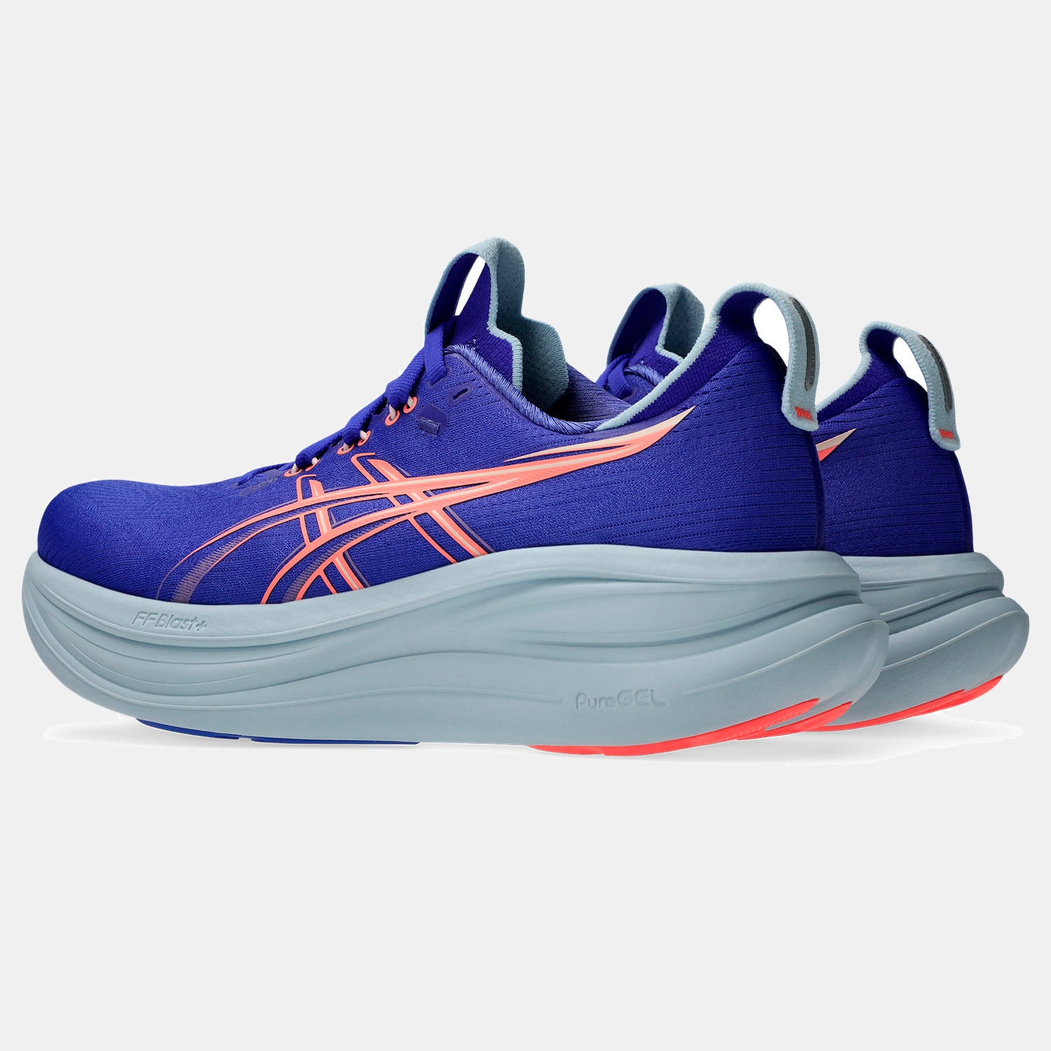 Sapatilhas de Running de Mulher Gel-Nimbus 28 Azul / Vermelho-6