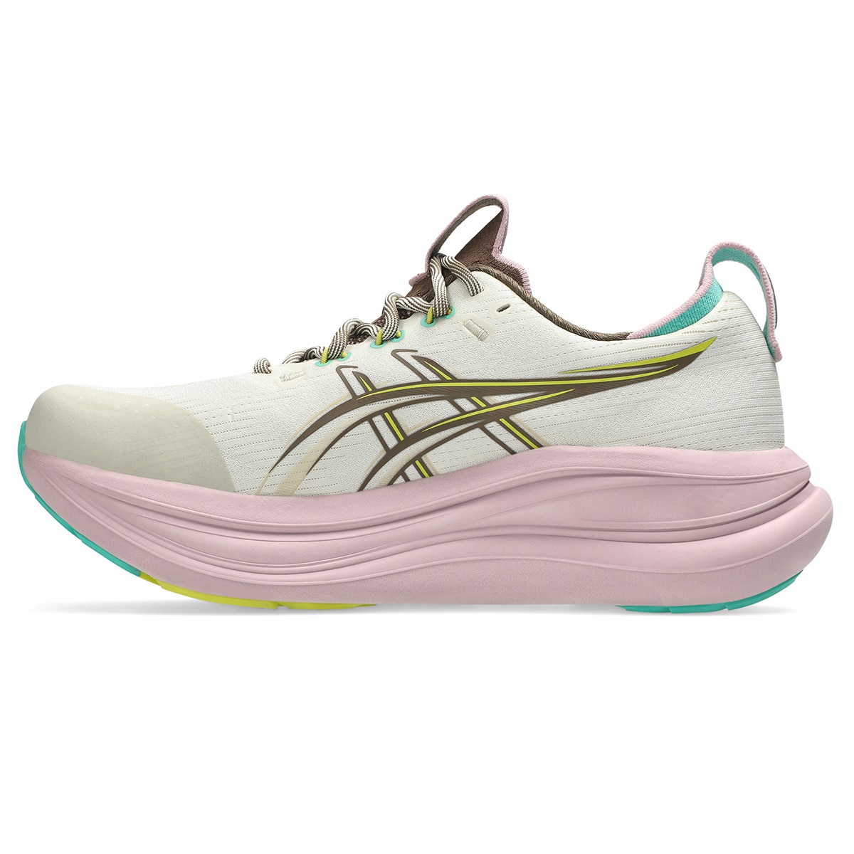 Sapatilhas de Running de Mulher Gel-Nimbus 28 TR Cinzento / Castanho-6