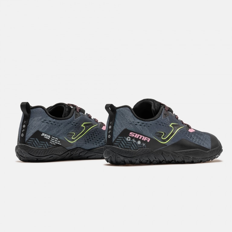 Sapatilhas de Running de Mulher Sima Lady Barefoot 2501 - Preto Preto / Cinzento-3
