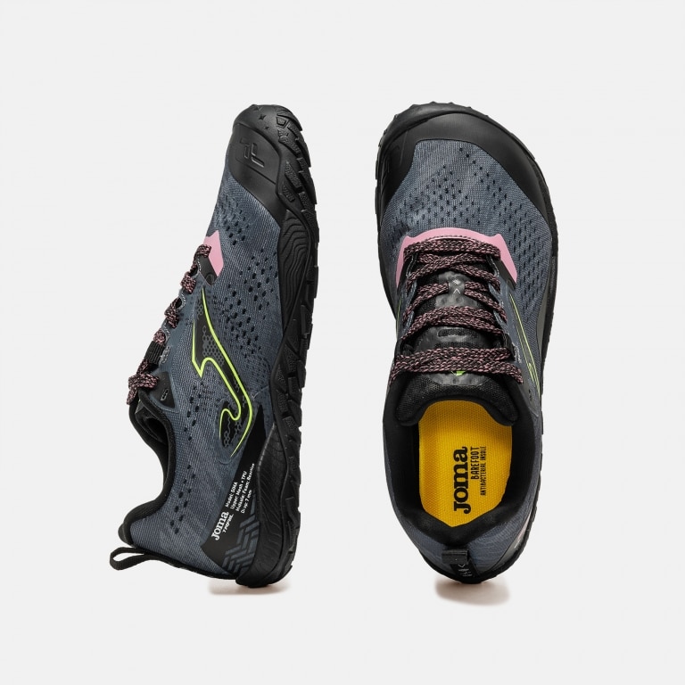 Sapatilhas de Running de Mulher Sima Lady Barefoot 2501 - Preto Preto / Cinzento-4