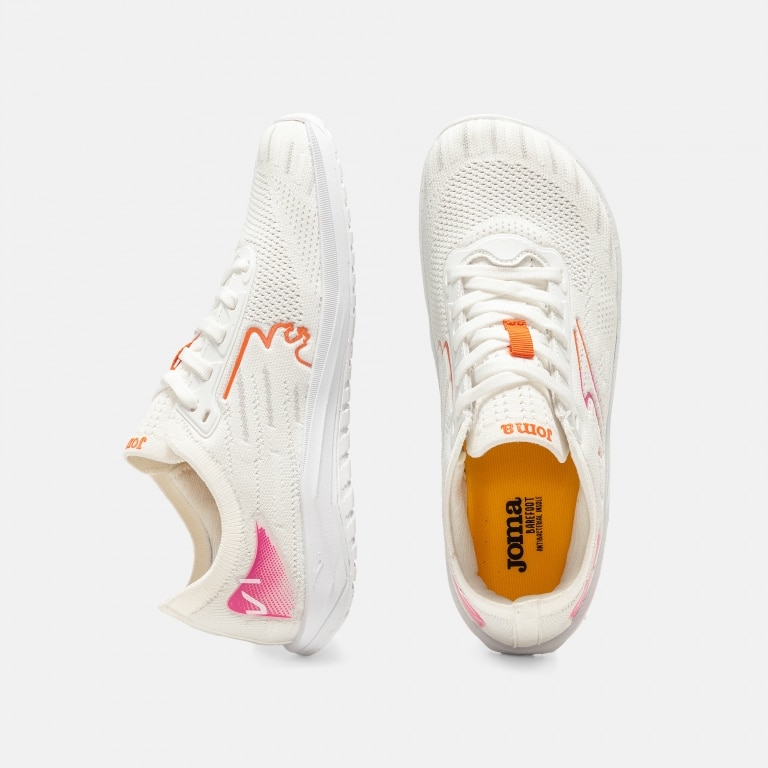 Sapatilhas de Running de Mulher Viper Lady Barefoot 2502 - Branco Branco / Rosa-4
