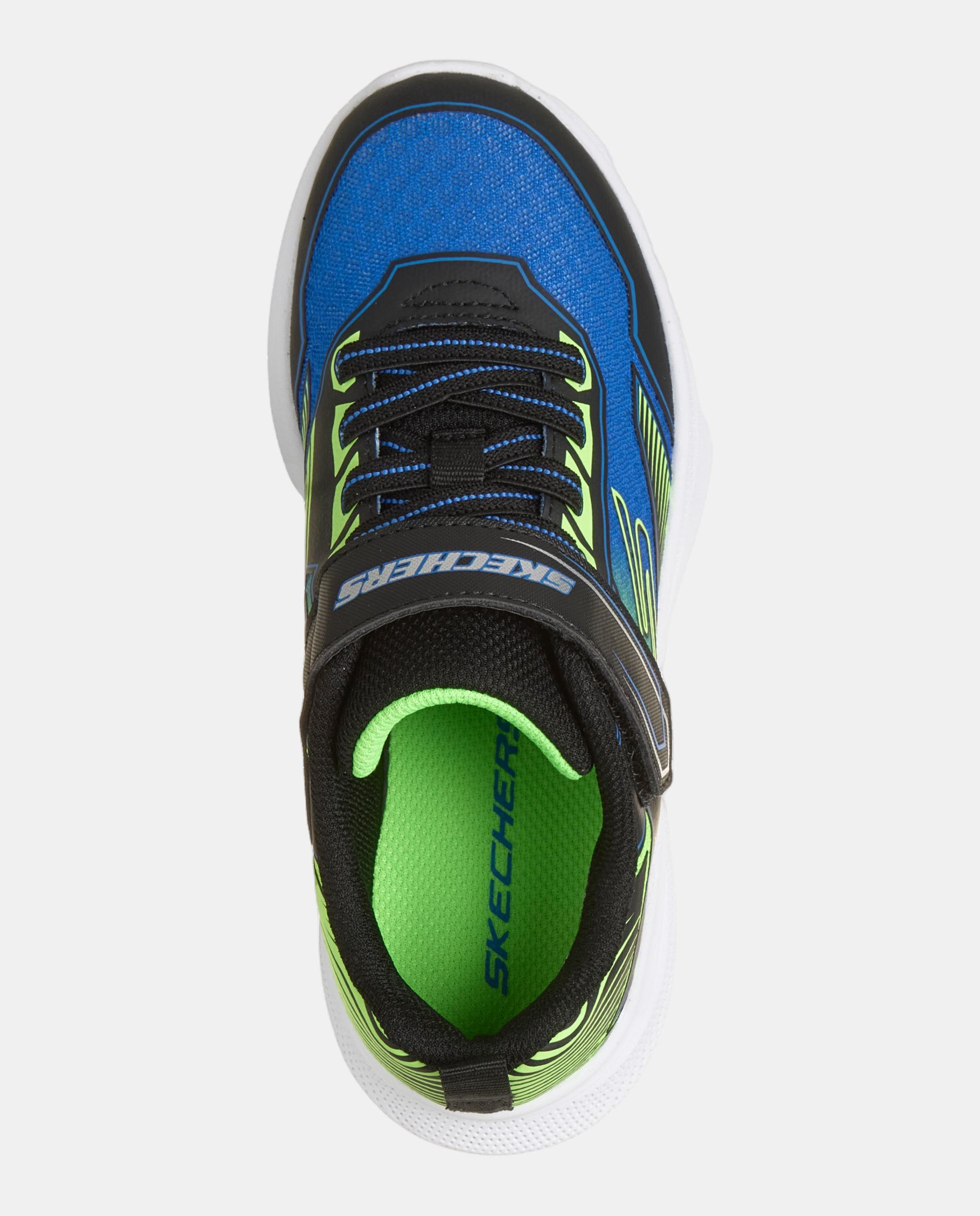Sapatilhas Running de Criança MICROSPEC VELOCITY-GRID-DRIFT Skechers Azul-3