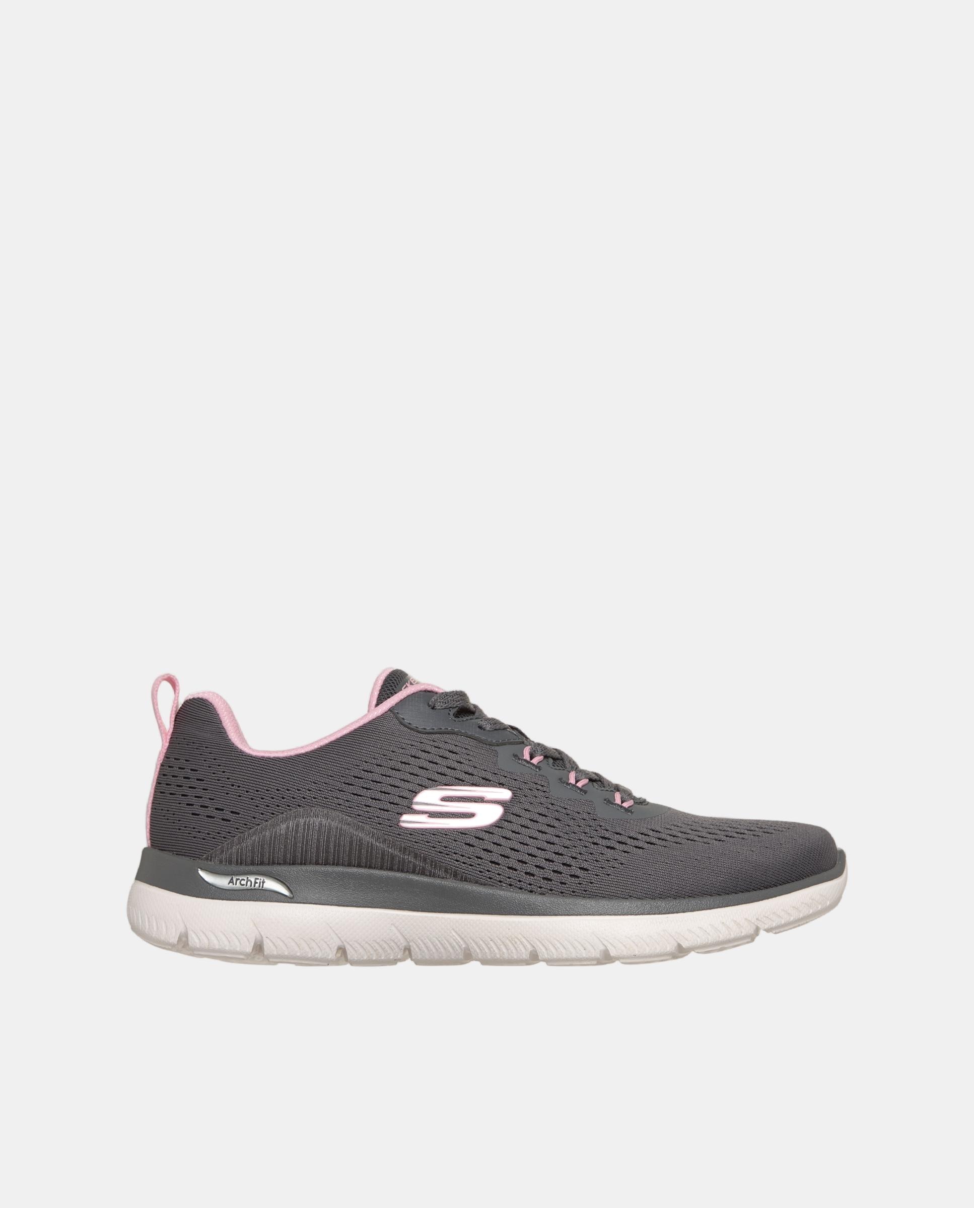 Zapatillas Running de Mujer ARCH FIT SUMMITS - DAILY FLOW Skechers - Gris Gris-1