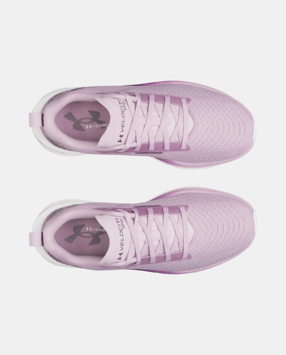 Sapatilhas de Running de Mulher UA W Velociti SPD Rosa-3