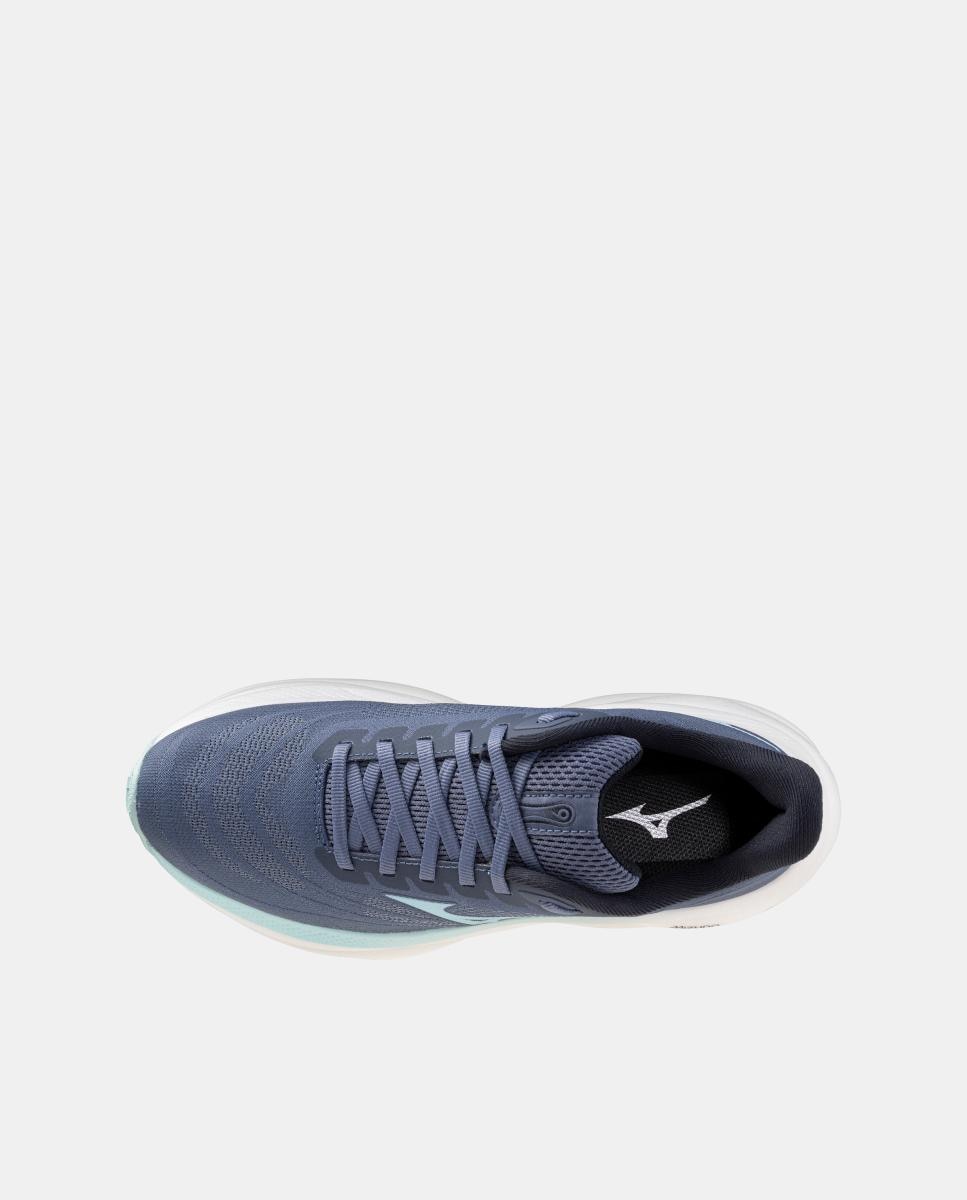 Sapatilhas Running WAVE SKY 9(W) de Mulher Mizuno Cinzento azulado-2