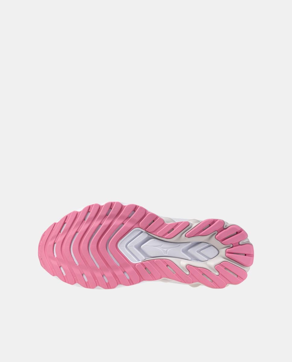 Sapatilhas Running WAVE SKYRISE 7(W) de Mulher Mizuno Cinzento / Rosa-5
