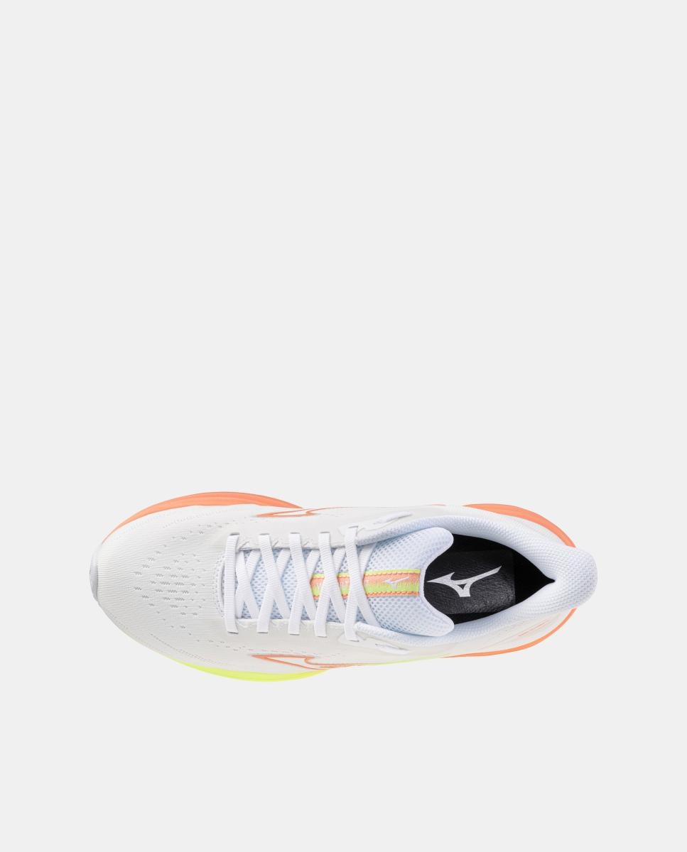 Sapatilhas Running WAVE ULTIMA 17(W) de Mulher Mizuno Branco / Laranja-2