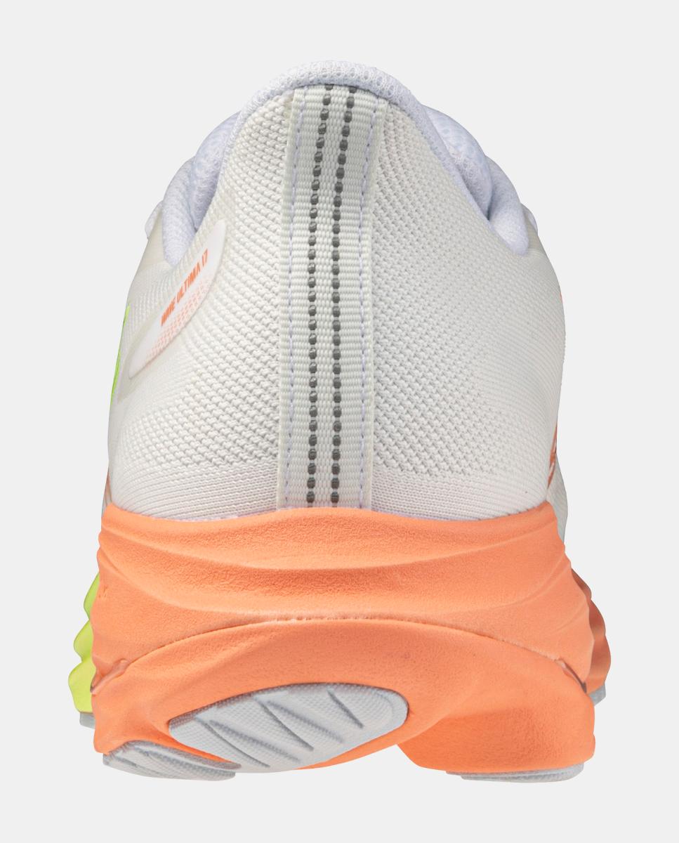 Sapatilhas Running WAVE ULTIMA 17(W) de Mulher Mizuno Branco / Laranja-3