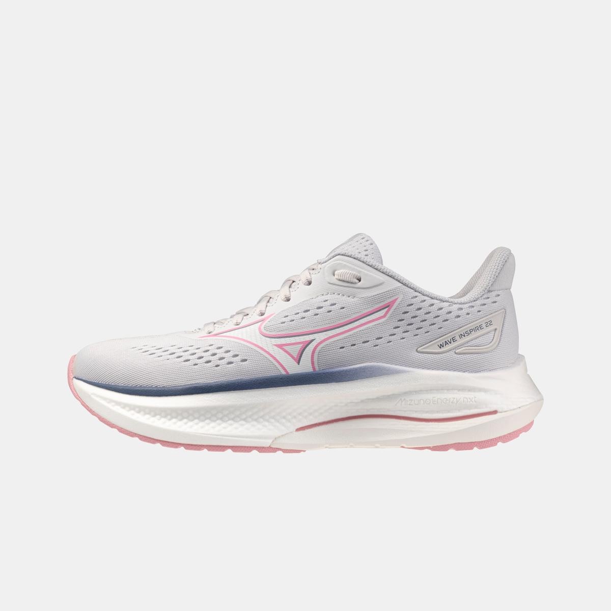 Sapatilhas Running WAVE INSPIRE 22(W) de Mulher Mizuno Cinzento / Rosa-7