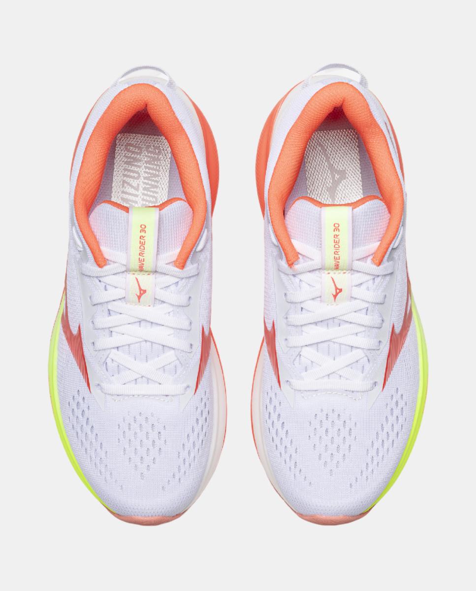 Sapatilhas Running WAVE RIDER 30(W) de Mulher Mizuno Branco / Laranja-3