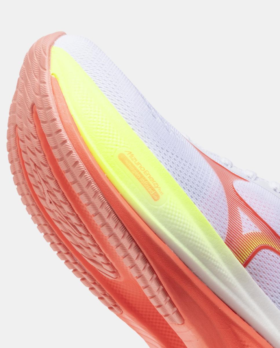 Sapatilhas Running WAVE RIDER 30(W) de Mulher Mizuno Branco / Laranja-7