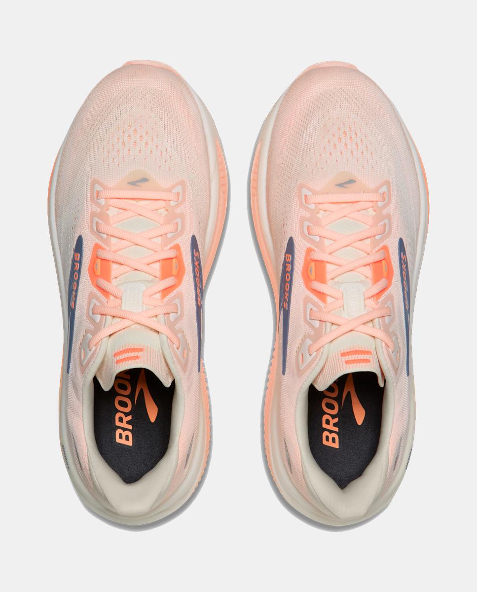 Sapatilhas de running de Mulher Ghost 18 Brooks Rosa / Branco-3