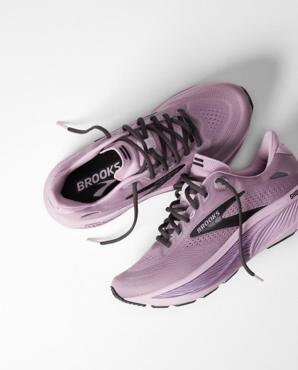Sapatilhas de running de Mulher Ghost 18 Brooks Roxo / Preto-8