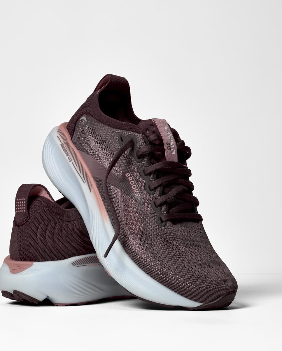 Sapatilhas de running de Mulher Adrennaline GTS 25 Brooks Castanho / Branco-8