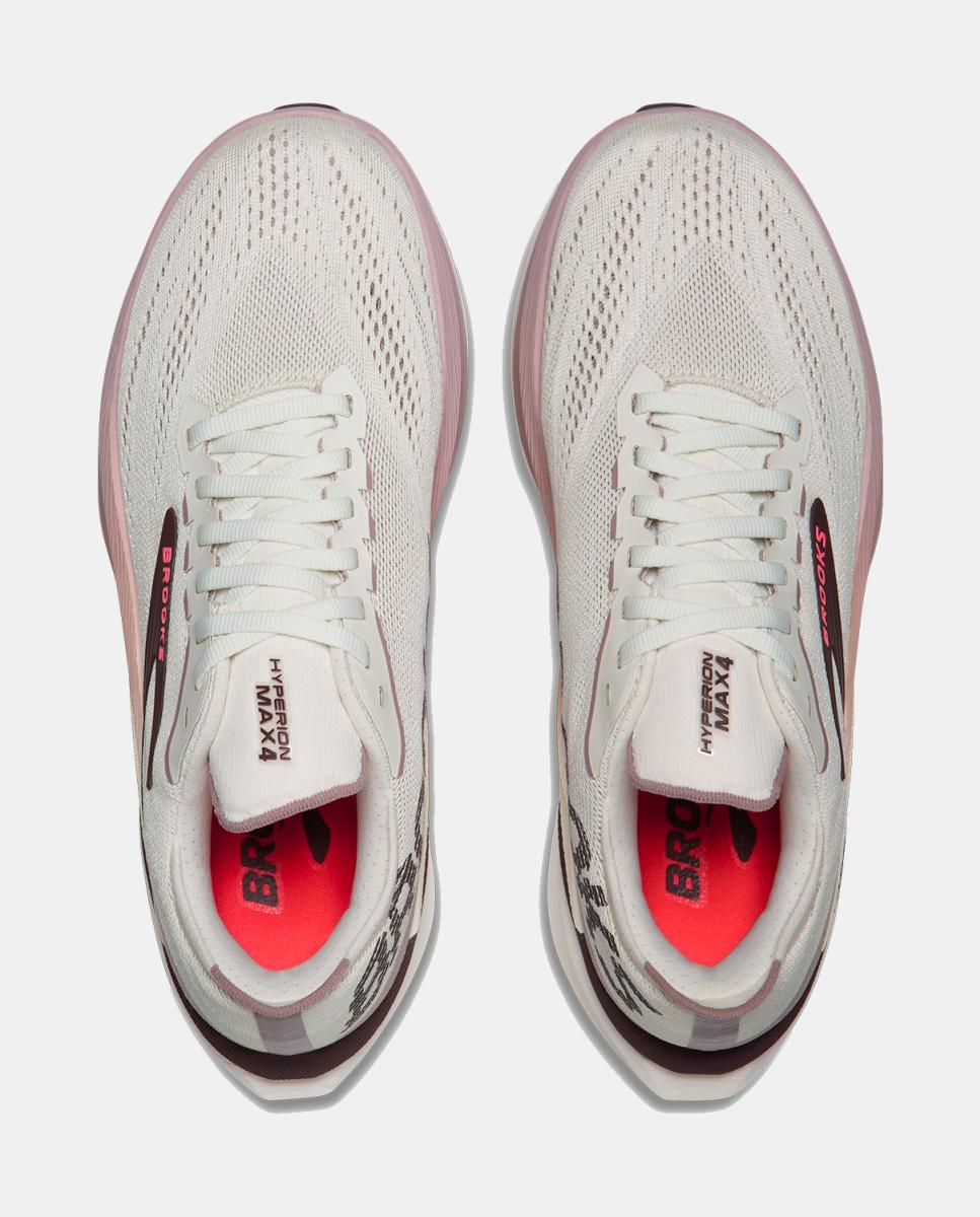 Sapatilhas de running de Mulher Hyperion Max 4 Brooks Branco / Cinzento-3