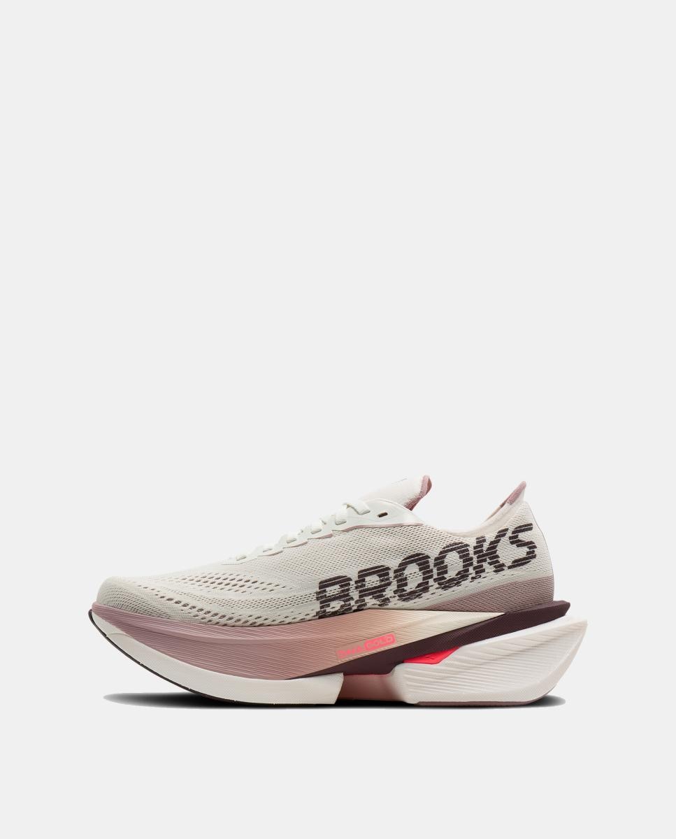 Sapatilhas de running de Mulher Hyperion Max 4 Brooks Branco / Cinzento-4