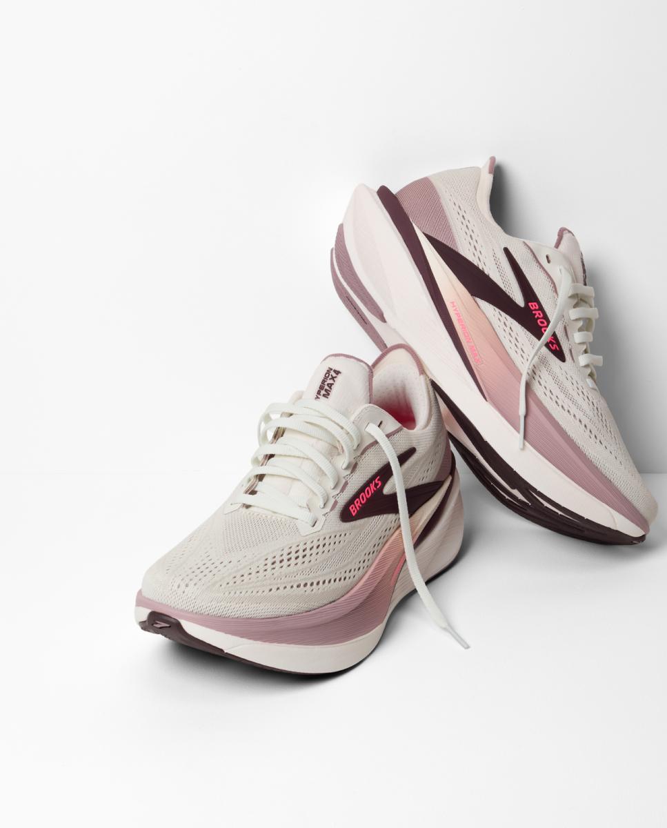 Sapatilhas de running de Mulher Hyperion Max 4 Brooks Branco / Cinzento-8