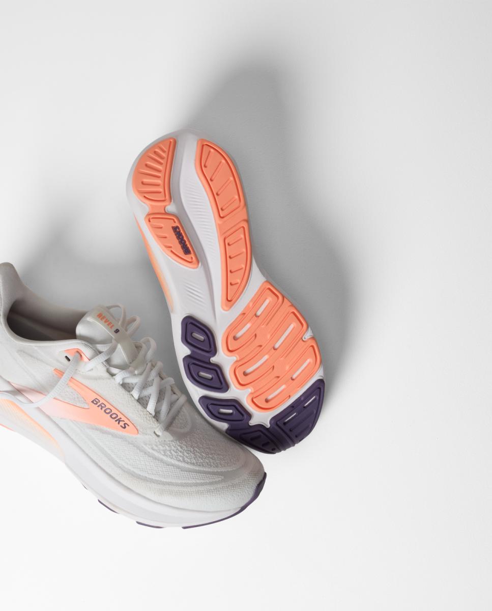 Sapatilhas de running de Mulher Revel 9 Brooks Branco / Rosa-8