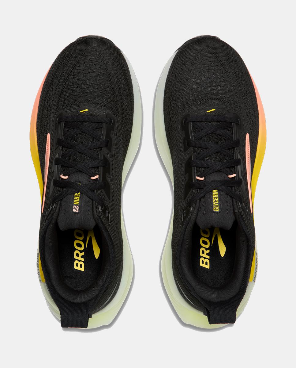 Sapatilhas de running de Mulher Glycerin 23 Brooks Preto / Amarelo-7
