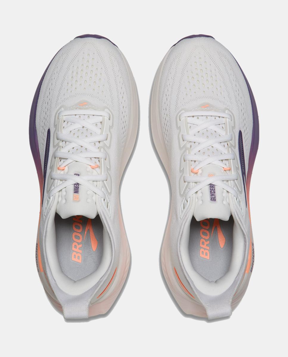 Sapatilhas de running de Mulher Glycerin 23 Brooks Branco / Rosa-3