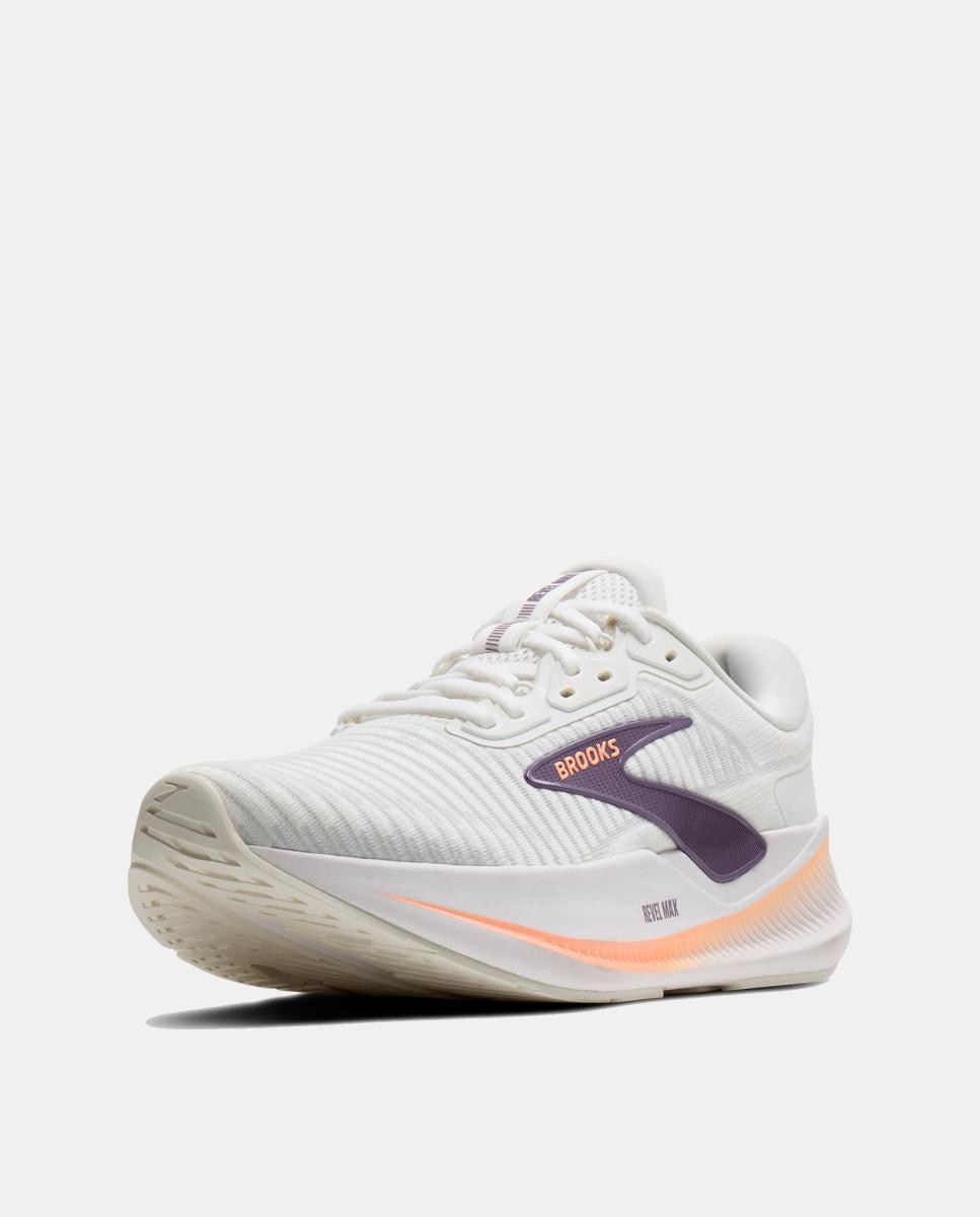 Sapatilhas de running de Mulher Revel Max  Brooks Branco / Laranja-2