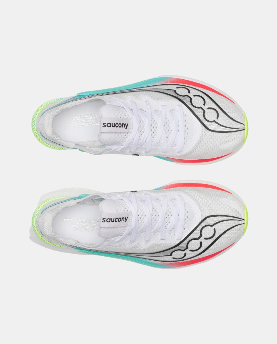Sapatilhas de Running de Mulher ENDORPHIN PRO 5 Saucony Branco-3