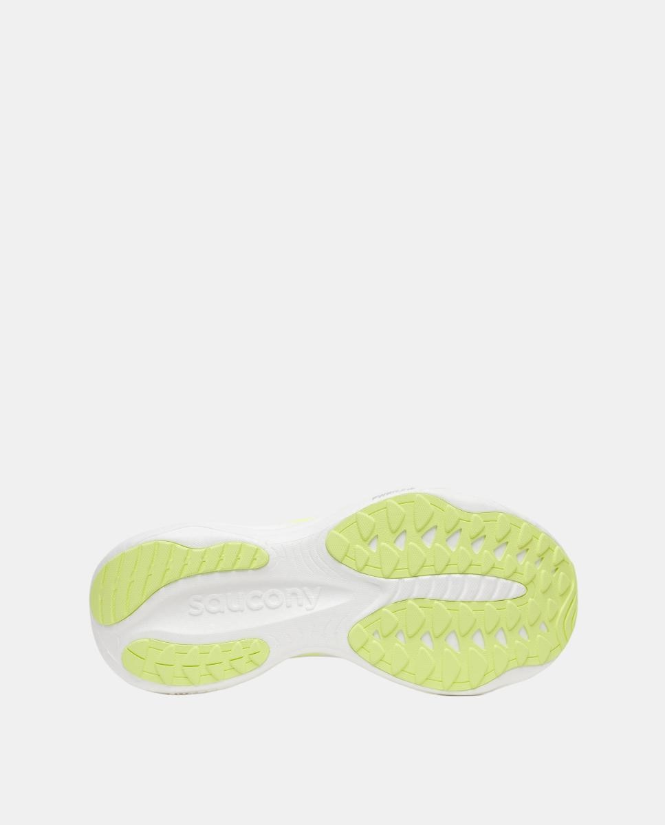 Sapatilhas de Running de Mulher RIDE 19 Saucony Branco/Amarelo-6