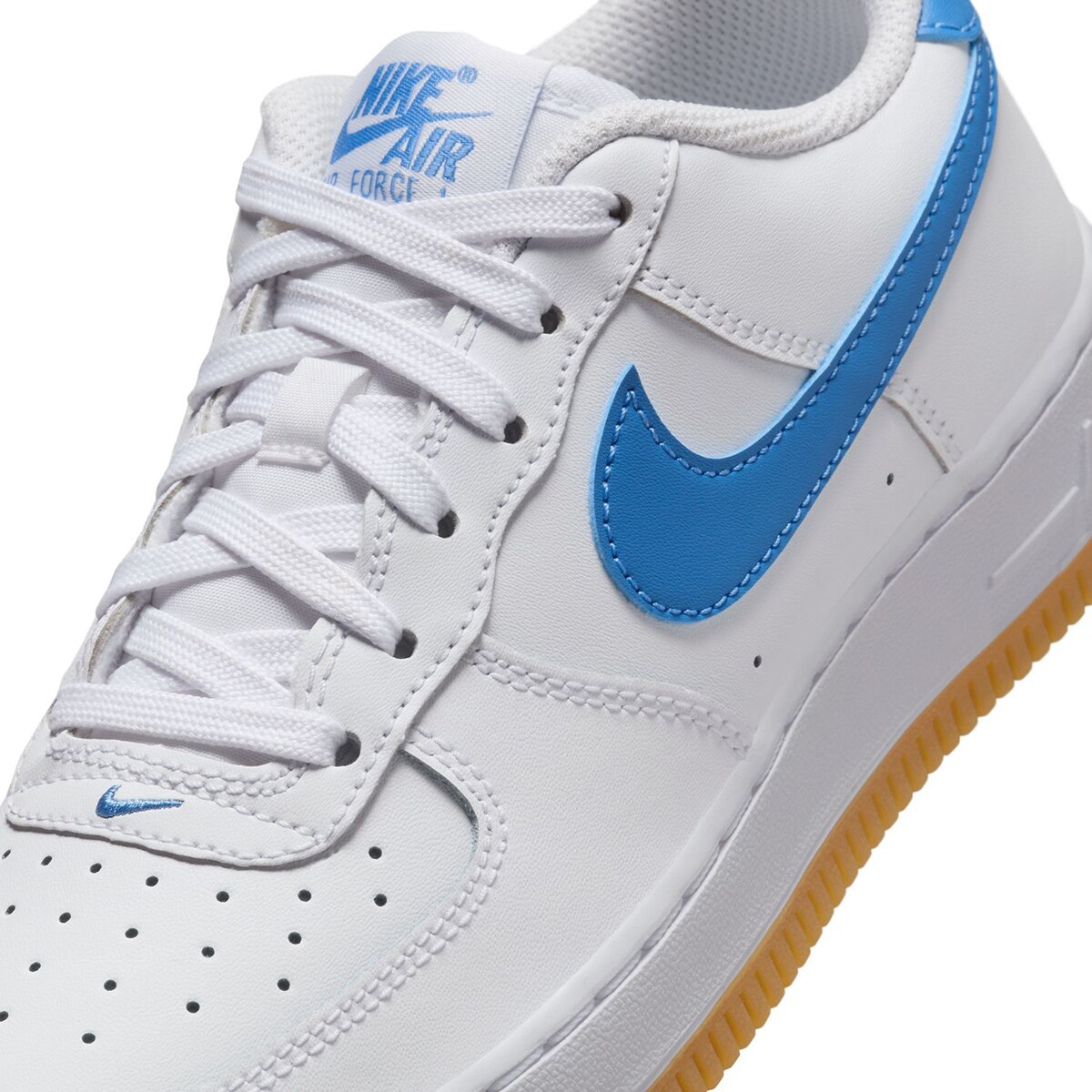 Sapatilhas Casual de Menino Air Force 1 Branco-7