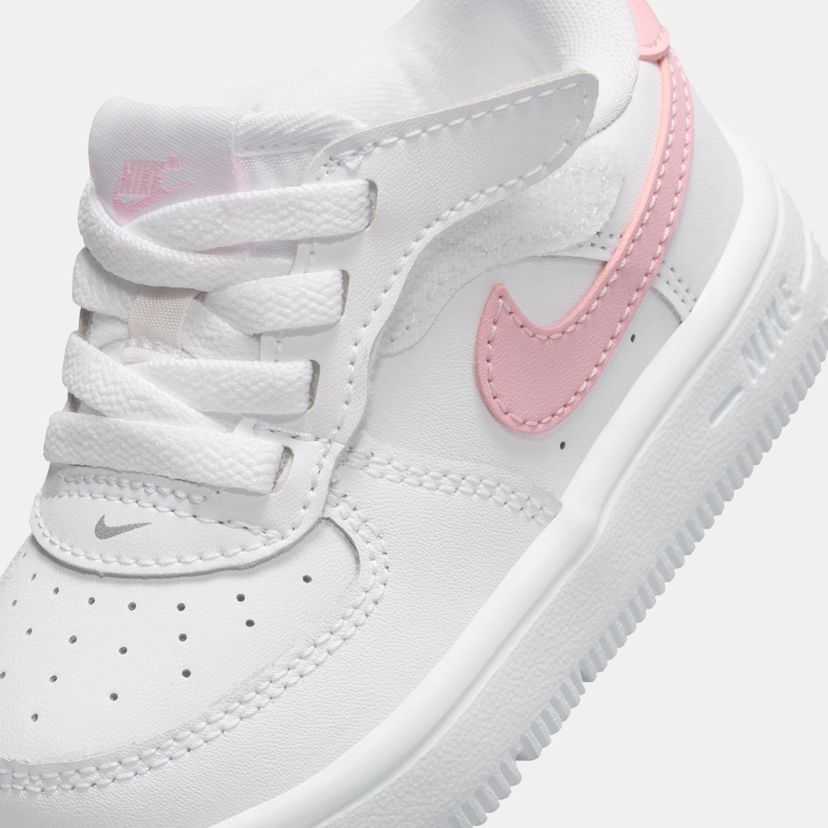 Sapatilhas Infantis Casual de Menino Force 1 Low Easyon (TD) Branco-9