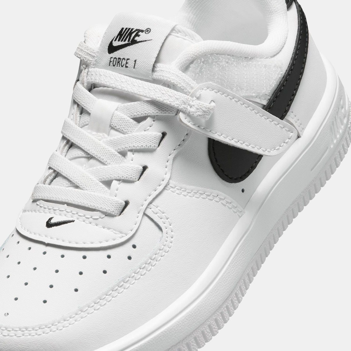 Sapatilhas Infantis Casual de Menino Force 1 Low Easyon (PS) Branco-9