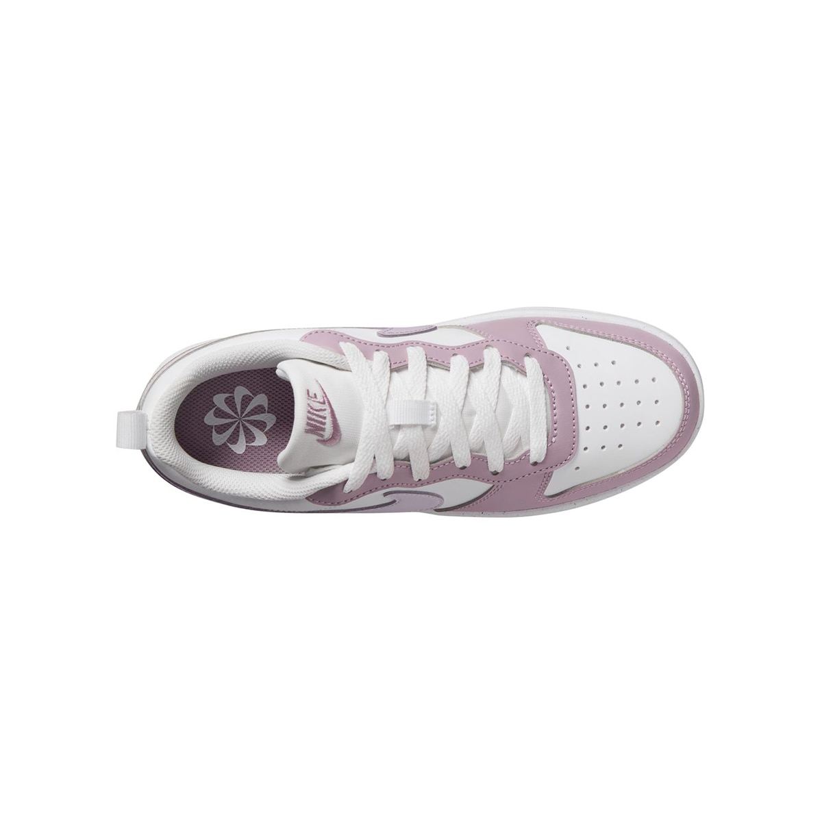 Sapatilhas Infantis Casual de Menino Court Borough Low Recraft (GS) Branco-2