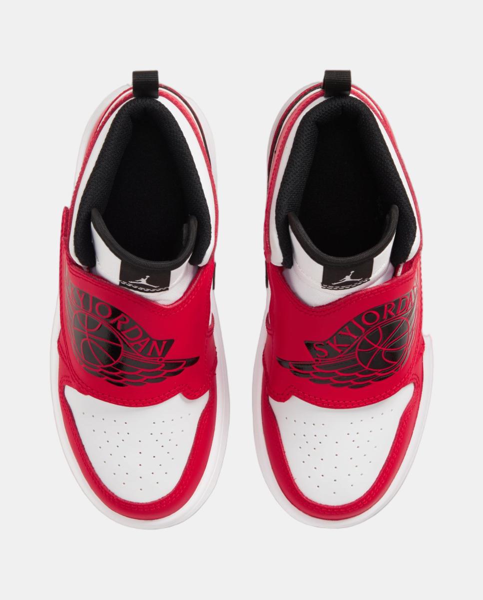 Sapatilhas de Basquetebol de Criança Sky 1 Branco / Vermelho-3