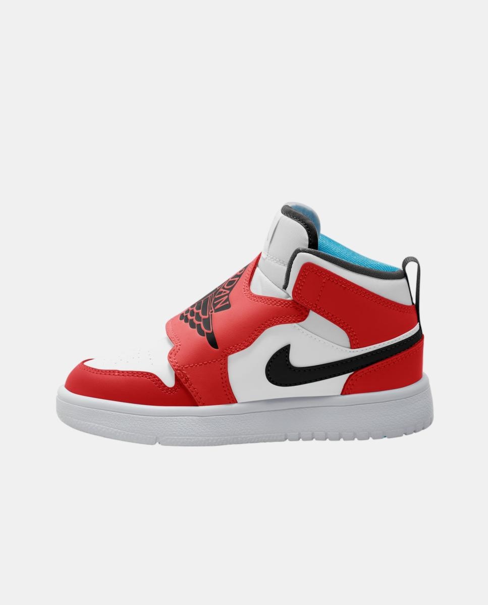 Sapatilhas de Basquetebol de Criança Sky 1 Branco / Vermelho-4
